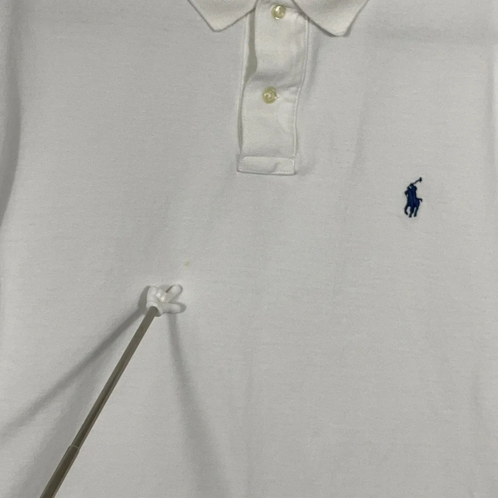 Polo Ralph Lauren Mens Polo Shirt XXL White Classic Fit Cotton Pony Logo Preppy